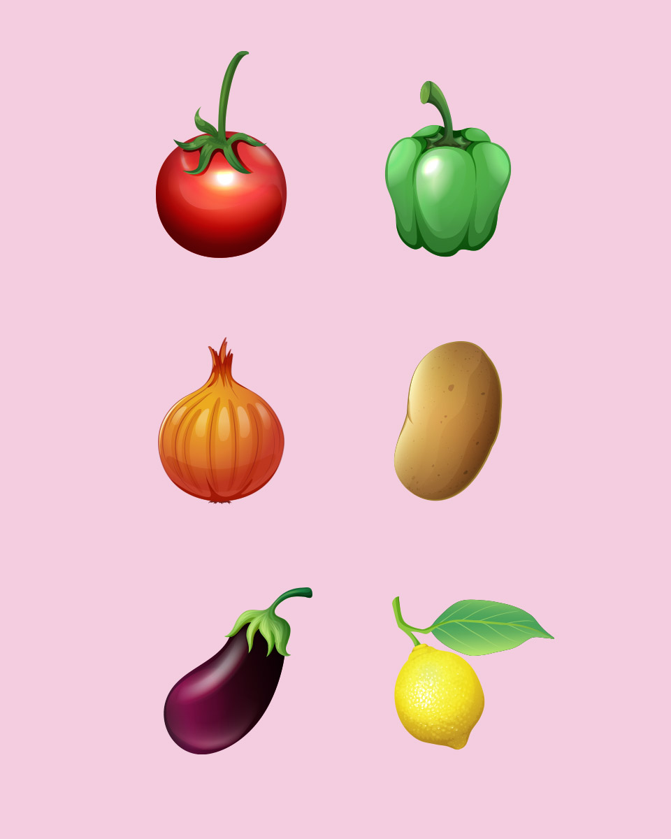 Learning Vegetables (Free Common and Advanced Vegetables Charts) – in English, Hindi, Marathi, Gujarati, Bengali, Tamil, Malayalam, and Kannada
