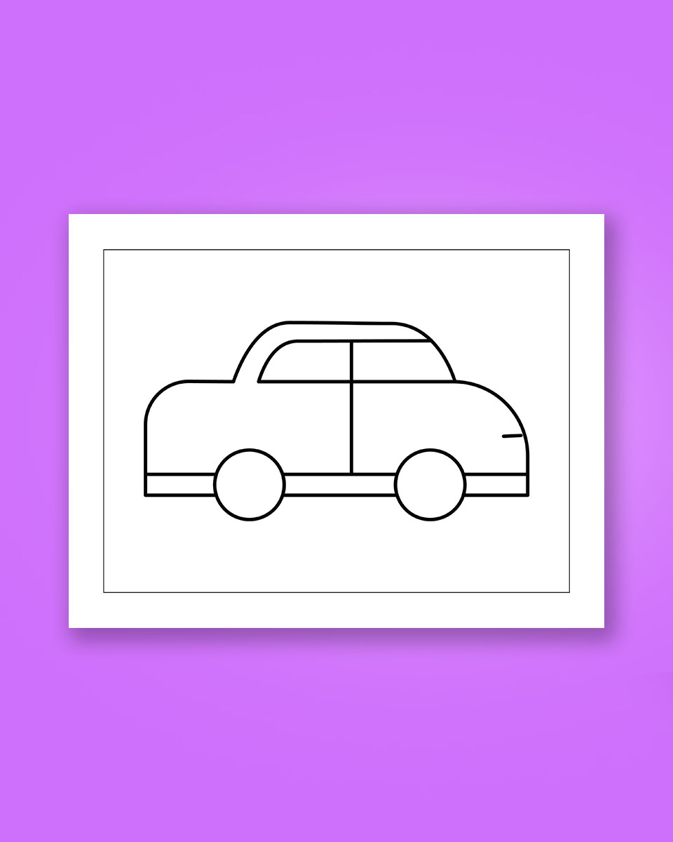 Free 3 Vehicle Colouring Pages For Kids